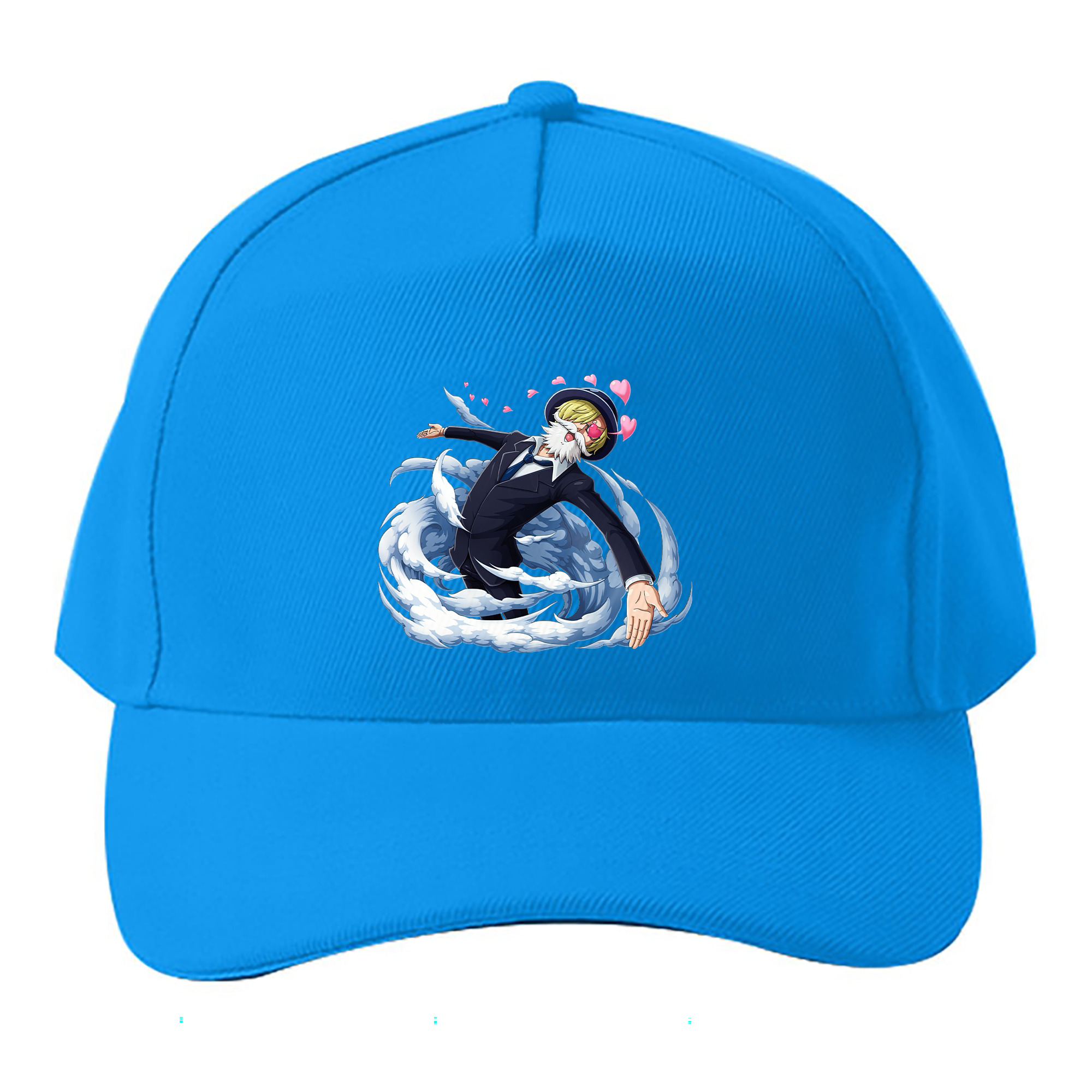 （画像用） ワンピース サンジ ONE PIECE Sanji ベースボールキャップ 綿100％ 男女兼用 帽子 スポーツ
